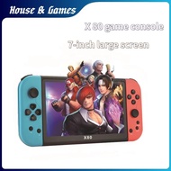 X80 Game Console 7-Inch HD Large Screen PSP Handheld GBA Classic Arcade