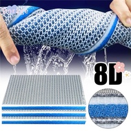 BORRAONE 1Pcs Aquarium Filter Sponge, High-Density 8-Layers Biochemical Filter,  8D Cotton Sponge Aq