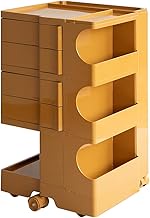 Miyatake Seisakusho WG-H004 YE Multi-Wagon, Pluna, 4 Sided Storage Wagon, with Casters, Push Type, S