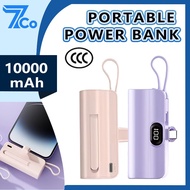 【Capsule power bank】10000mah Mini power bank 3C Certification Portable Powerbank 100% original mobil
