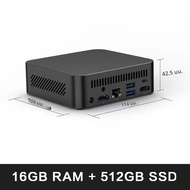 MLLSE G1 Pro Mini PC AMD Ryzen7 5700U DDR4 16GB RAM 512GB SSD WiFi6 BT5.2 Windows 11 Pro Miniเดสก์ท็