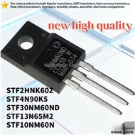 5PCS NEW STF2HNK60Z TO-220F F2HNK60Z STF4N90K5 4N90K5 STF30NM60ND 30NM60ND STF13N65M2 13N65M2 STF10N