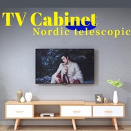 New Telescopic Nordic TV Cabinet Living Room Simple Modern TV Console Cabinet Nordic TV Cabinet Bedroom Floor Cabinet XYY