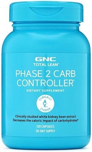 GNC Total Lean Phase 2 Carb Controller 白腎豆澱粉吸收抑制劑 1000mg 卡路里控制配方 120粒 （EXP 2029年）