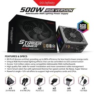Power Supply / PSU Infinity Strike Power 500 watt 80 Plus Bronze RGB