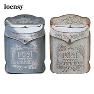 [Ioensy] Postbox Dropbox School Outdoor Hotel Street Embossed Wall Mounted Mailbox