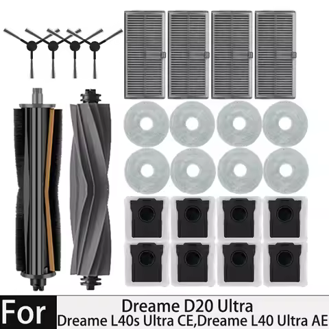 Dreame L40 Ultra AE / Dreame L40s Ultra CE / Dreame D20 Ultra Vacuum Parts Main Side Brush Filter Mo