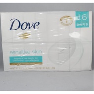 ❧Sold per bar DOVE Beauty Bar Soap for Sensitive Skin 106g