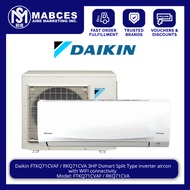 Daikin FTKQ71CVAF / RKQ71CVA 3HP Dsmart Split Type inverter aircon with WIFI connectivity