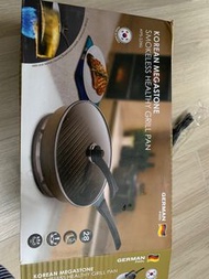 德國寶 韓國megastone 無煙健康烤鑊 pls-128G