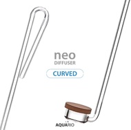AQUARIO NEO CO2 DIFFUSER SPECIAL CURVED หัวดิฟ CO2 รุ่น Curved ใช้เกี่ยวขอบกระจกตู้ ไม่ต้องใช้จุกซิล