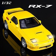 1:32 Scale Mazda RX7 Alloy Car Model Diecast Car Sound Light Car Lovers Collection Kids Birthday Gif