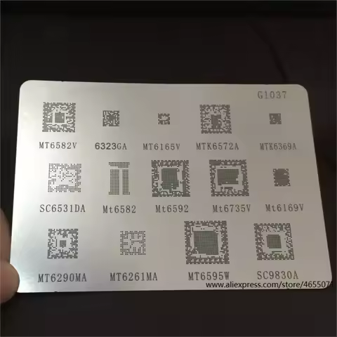 BGA reballing reball stencil for MTK xiaomi series MTK6369 MT6582 MT6572A MT6592V MT6323GA MT6169V M