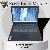 Laptop Lenovo 130, Core i3-7020U, SSD 256gb, Ram 4gb, Windows 10, Layar 14inc