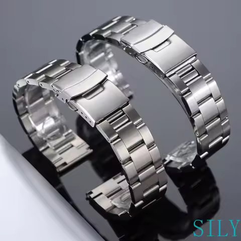 for Seiko 5 SKX007/009 SKX013 Universal Stainless Steel Watch Band Strap Men Women Sport Wristbelt 3