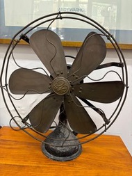 奇異牌黃銅古著電扇