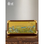 Living Room Painting Thousand Miles Bedside Table Jiangshan Decoration Entrance Table Chinese Desk Z