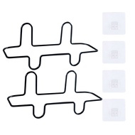 2pcs Bathroom Slippers Rack Wall Mounted Shoe Holder Heavy Duty Shoe Stand