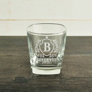 Custom Whiskey Glass, Monogrammed Whiskey Glasses, Engraved