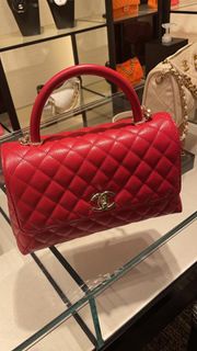 💖Chanel Coco Handle medium 99％New 💖