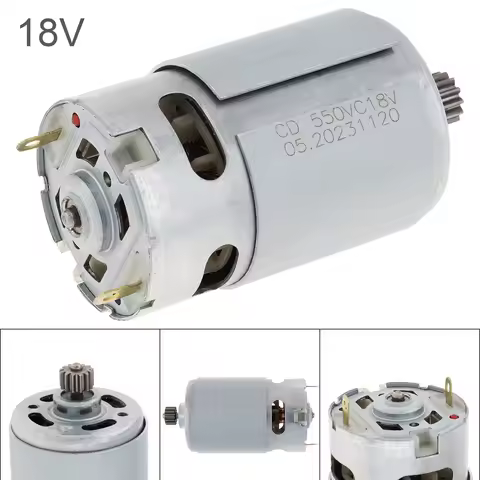 RS550 13 Teeth 18V DC Motor Micro Motor Fit for BOSCH GSR18-2-LI / PSB1800 LI-2 / Electric Drill Scr