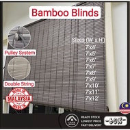 (7' Feet Width) Lexis Bamboo Blind 16mm Bidai Buluh Premium bamboo blind Curtain Blinds Indoor Outdo