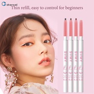 SVMY Quick-drying Eyeliner Gel Pen Eyeliner Eyes Slim Refill Waterproof Eyeliner Glue Pen No Caking 