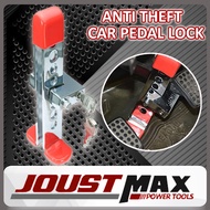Stainless Steel Pedal Lock Car Lock Brake Anti Theft Lock Nut Paddle Brake Lock Car Brek Kereta Car 