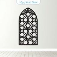 3D Islamic Pattern Cut Out Wall Art Kubah Mihrab Kerawang Islamic Dekorasi Dinding (e)