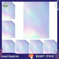 [beautybaby.ph] 60 Sheets Holographic Laminate Sheets Clear Gitter Holographic Sticker Paper Vinyl L
