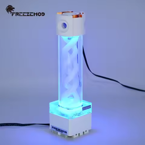 FREEZEMOD computer cooling pc water cooler RGB light aura pump water tank PWM speed control head 4 m