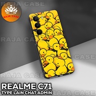 [Rc49] Case REALME C71 - Casing REALME C71 [AESTHETIC Motif] - rubber material - all types hp