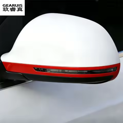 Car Styling For Audi Q3 8U F3 A3 8Y A6 C7 C8 Rearview Mirror Anti Collision Decorative Strip scratch