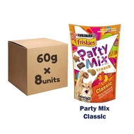 CATQUEEN Purina Friskies Party Mix 60gx8 / Felix Play Tubes 50gx8 | Purina Cat Treats Snek Kucing Ma