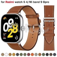 22mm Original genuine Leather Strap For Redmi Watch 5 4 Smart Watch band Replacement Wristband Brace