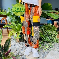 H2A shop - alibaba men's and women's brocade pants with brocade pattern 40 - 80kg