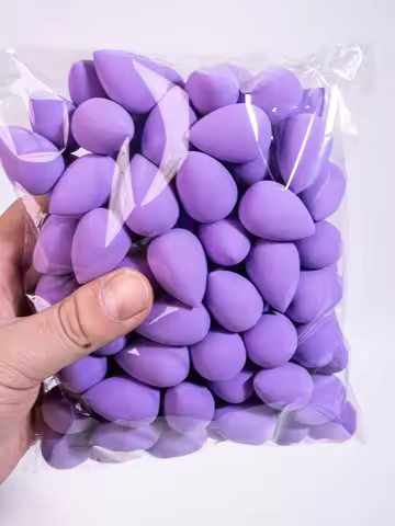 3/20/60Pcs Portable Reusable Water Drop Shape Mini Blender Sponge Beauty Cosmetic Foundation Cosmeti