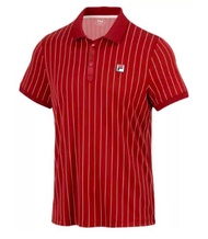 jersey tennis jersey golf jersey club free custom design Fila Stripes Bjorn - Red