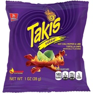 [แท้ 100%] แบ่งขาย ขนมยอดฮิต นำเข้า  Takis หลายรส เปรี้ยวแสบ เผ็ดซี๊ด