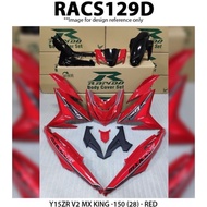 Rapido Coverset cover set (sticker Tanam) Y15 V1 v2 MX KING 150 (28) Colour : Red Y15ZR Y15Z