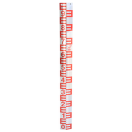 แผ่นวัดระดับน้ำอลูมิเนียม แบบโค้ง  (Aluminum staff gauge)