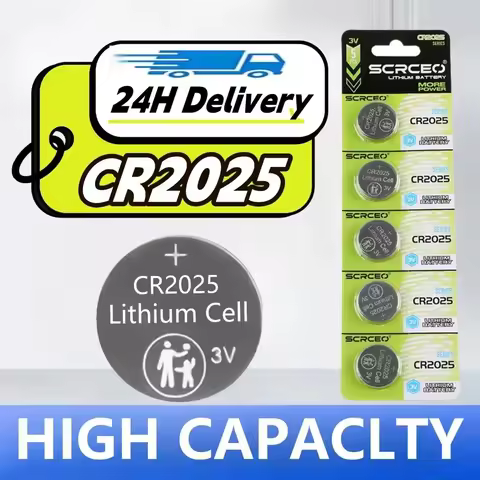 2-50PCS 3V CR2025 CR 2025 Lithium Button Battery DL2025 BR2025 5003LC LM2025 Coin Cell Watch Batteri
