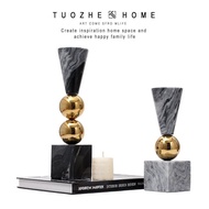 Nordic Model Home Decorative Items Simple Modern European Style Home Dining Table Stainless Steel Ma