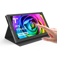 EYOYO 7 inch 1024x600 Portable RasPi Touchscreen IPS Screen 5Points Capacitive Display Mini HDMI Mon
