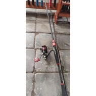 One set of UL fishing rods 1.8 meters complete free pe