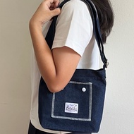 Frank Denim Two-way Sling Bag by September Spring Sling Shoulder Handbag