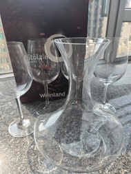 Stölzle Lausitz Weinland 紅酒杯加醒酒器套裝