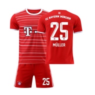 FCS Bayern München Football Jerseys for Men Kids Boys 22-23 Home Jersey No.6 Joshuas Kimmichs No.9 R