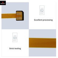 Nano 4FF Sim card Converter FPC Extension Cable to Nano 4FF Micro 3FF Standard 2FF Sim Usim Card Ada