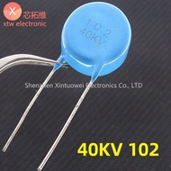 CT81 High-voltage Ceramic Capacitor 40KV102 Material Y5T 1000PF Ceramic Dielectric Capacitor 102 40K